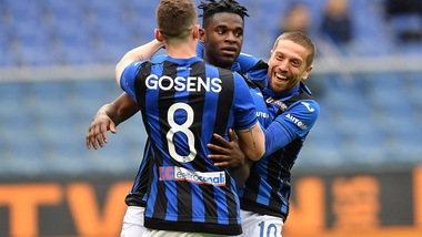 Zapata e Gosens trascinano l'Atalanta, alla Samp non basta Quagliarella