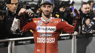 MotoGp: Dovizioso vince in Qatar, quinto Rossi