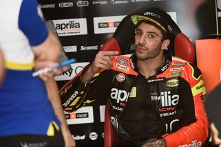 MotoGp Aprilia, Iannone: «Siamo sulla strada giusta»