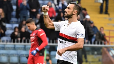 Serie A Sampdoria, Quagliarella: «Che soddisfazione essere sopra CR7 e Piatek»