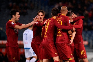 Serie A, Roma-Empoli 2-1: Ranieri vince con El Shaarawy e Schick