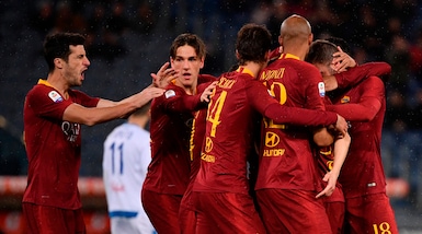 Serie A, Roma-Empoli 2-1: Ranieri vince con El Shaarawy e Schick
