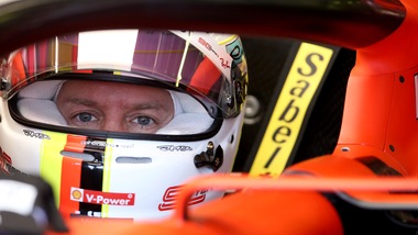 F1 Ferrari, Vettel: «Giornata difficile»