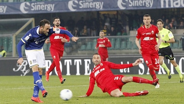 Serie B Verona-Ascoli 1-1: Pazzini riacciuffa i bianconeri