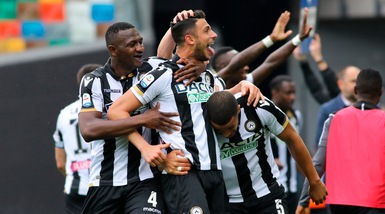 Serie A, Mandragora trascina l'Udinese: 3-2 all'Empoli. Cagliari-Spal 2-1