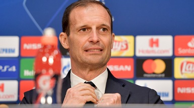 Juventus, Allegri: «Ronaldo titolare. Con l'Ajax non finirà 0-0»