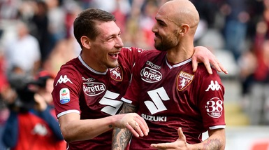 Belotti carica Zaza, il Toro in Europa con te