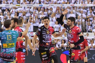 Volley: Superlega, Perugia missione compiuta, eliminata Monza