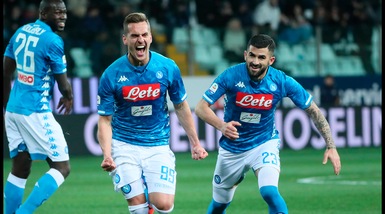Napoli, Milik: «Il secondo posto non era il nostro obiettivo»