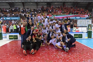 Volley: Superlega, Civitanova è grande, batte Perugia in rimonta ed è Campione d'Italia