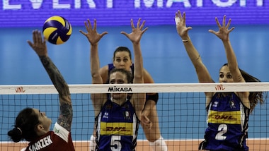 L'Italia nell'esordio in VNL supera la Polonia