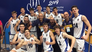 Eyof: l'Italia maschile vince l'oro