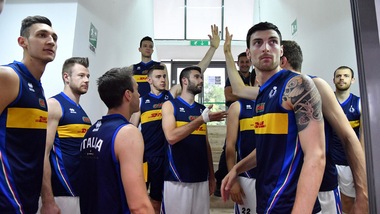 L'Italia in raduno a Bari