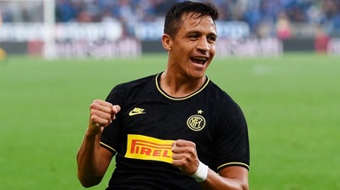 Samp-Inter 1-3: Sanchez show e rosso, Conte torna primo