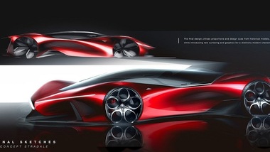 Hypercar Alfa Romeo, ecco come l'hanno immaginata: gli scatti