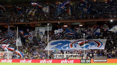 Sampdoria-Roma a rischio: allerta meteo arancione