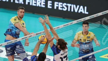 Superlega, Civitanova e sono tre, Trento tiene il passo