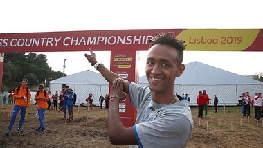 Yeman Crippa terzo a Lisbona nel cross