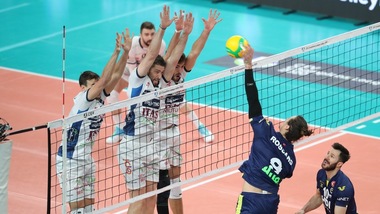 Champions League, Trento testa e cuore, vittoria in rimonta