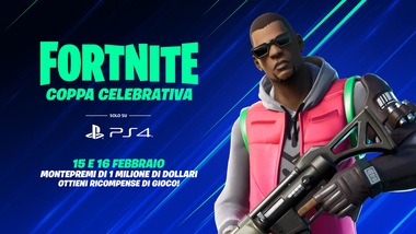Coppa Celebrativa in arrivo per i giocatori PS4 di Fortnite