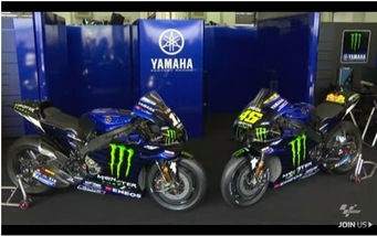 MotoGp: presentate le Yamaha di Rossi e Vinales