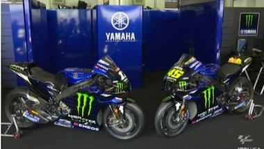 MotoGp: presentate le Yamaha di Rossi e Vinales