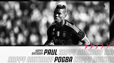 La Juve strizza l'occhio a Pogba: "Tanti auguri Paul"