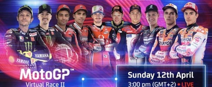 MotoGP, al via l'evento Virtual Race 2