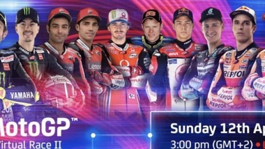 MotoGP, al via l'evento Virtual Race 2