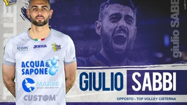 Giulio Sabbi torna dalla Cina e firma per Cisterna