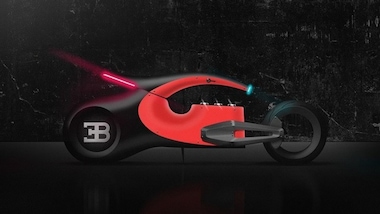 Audacieux, la moto immaginaria di Bugatti FOTO