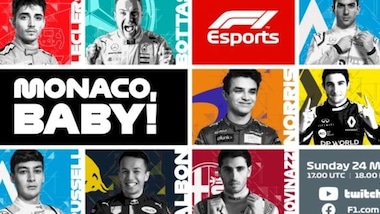 F1 Virtual Series di Monaco: parteciperanno anche Bottas e Luis Fonsi