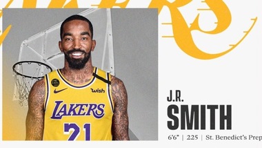 JR Smith ai Los Angeles Lakers: è ufficiale