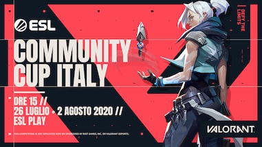 ESL Italia annuncia le Community Cup di Valorant