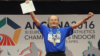 Si è spento Giuseppe Ottaviani, 104 anni e simbolo dell'atletica master