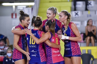 Scandicci supera Brescia e va avanti in Supercoppa