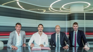 Ibrahimovic rinnova col Milan: è ufficiale