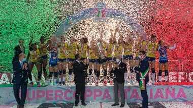 Conegliano conquista il primo trofeo: la Supercoppa è sua