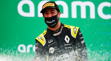 GP Eifel, Ricciardo: "Il podio? Lo volevo da quando ho iniziato l'avventura con la Renault"