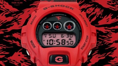 Casio e FaZe Clan insieme per il nuovo G-SHOCK