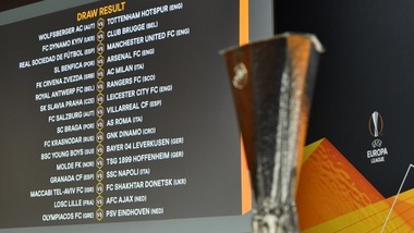 Sorteggi Europa League: Stella Rossa-Milan, Braga-Roma e Granada-Napoli