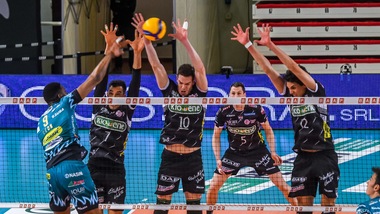 Perugia vince in tre set a Padova