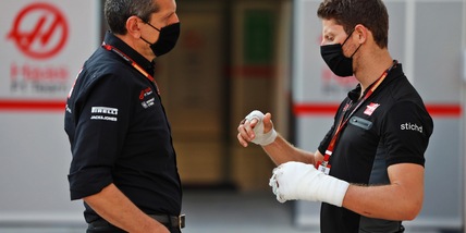 F1: operazione alla mano sinistra per Grosjean