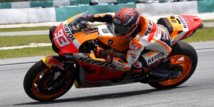 MotoGp, Marquez domina i test di Jerez, Rossi chiude terzo