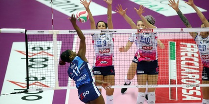 Novara sfiora l'impresa ma è ancora Conegliano