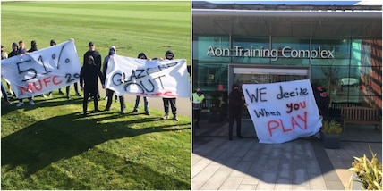 Superlega, protesta dei tifosi del Manchester United: "Glazer via"