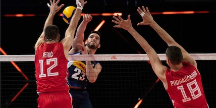 VNL: gli azzurri lottano ma si arrendono alla Serbia