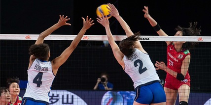 VNL: le azzurre lottano ma si arrendono al tie break