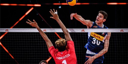 VNL: l'Italia supera la Francia al tie break