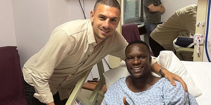 Juve, Demiral cuore d'oro: in ospedale a salutare Babacar